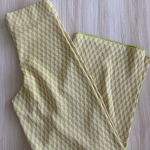 Zara Green and Pink Patterned Pants